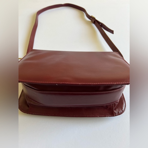 Cartier Bags Authentic Vintage Cartier Crossbody Bag Burgundy Leather Poshmark